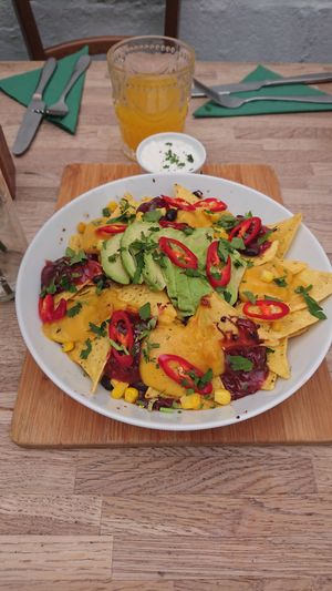 Nachos at The Cornish Vegan in Truro