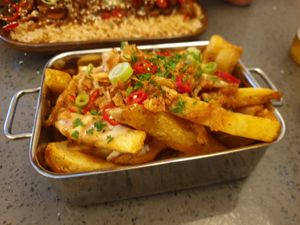 Canadian Poutine at The Cornish Vegan in Truro