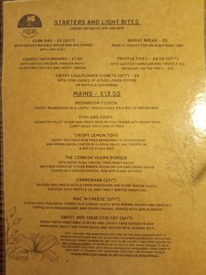  at The Cornish Vegan in Truro