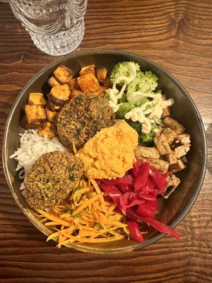Lunch bowl  at The Cornish Vegan in Truro