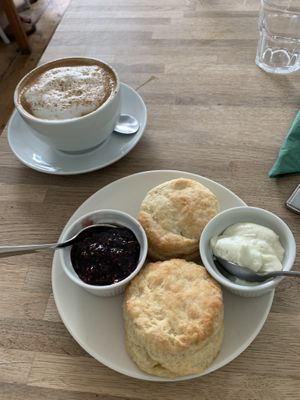Vegan cream tea at The Cornish Vegan in Truro