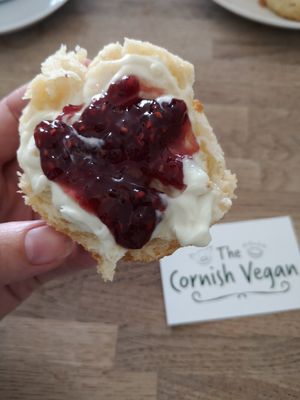 Vegan cream teas at The Cornish Vegan in Truro