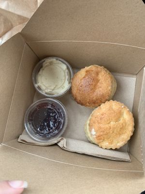 Cream tea! at The Cornish Vegan in Truro