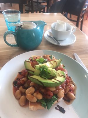 Brekky beans. Soooo good! at Queenscliff General Store Cafe in Queenscliff