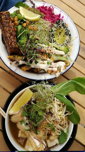 yummy lunch  at Wild One Wholefoods Eatery  in Mount Maunganui