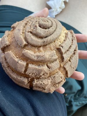 Concha.  at El Palote Panaderia in Dallas