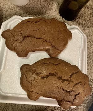 Pig cookies 🤤 their 3 color pastries are also really good   at El Palote Panaderia in Dallas