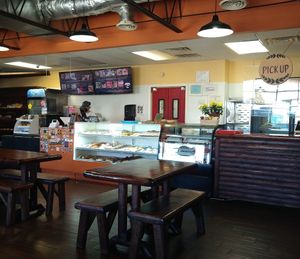 Inside the restaurant at El Palote Panaderia in Dallas