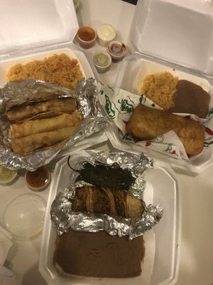 Lighting sucks for pics but the food amazing   at El Palote Panaderia in Dallas