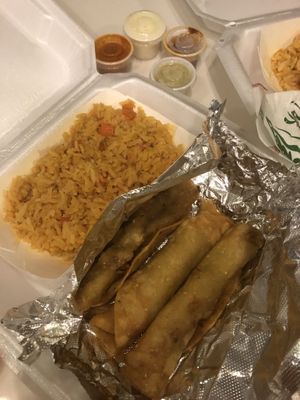 Flautas   at El Palote Panaderia in Dallas