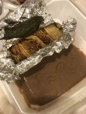 Taco plate was 👌🏼👌🏼👌🏼  at El Palote Panaderia in Dallas