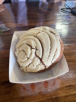 This concha was to die for omggg  at El Palote Panaderia in Dallas