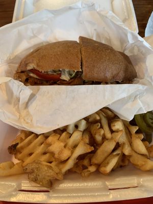 Torta Plate  at El Palote Panaderia in Dallas