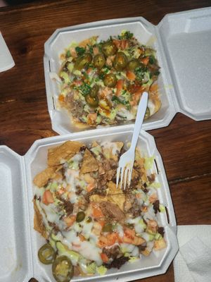 Nachos at El Palote Panaderia in Dallas