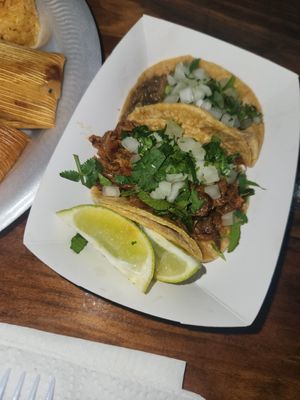 Tacos at El Palote Panaderia in Dallas