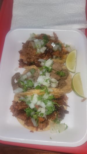 Tier 1 vegan street tacos at El Palote Panaderia in Dallas