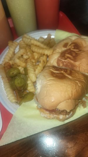 This torta was massive and delicious. Fries extra crispy at El Palote Panaderia in Dallas