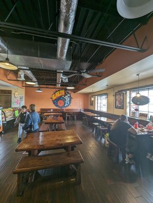 Inside at El Palote Panaderia in Dallas