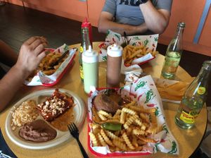 Hodge podge tastes of everything! at El Palote Panaderia in Dallas