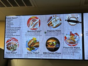 Menu   at El Palote Panaderia in Dallas