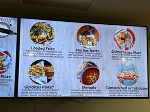 Menu   at El Palote Panaderia in Dallas