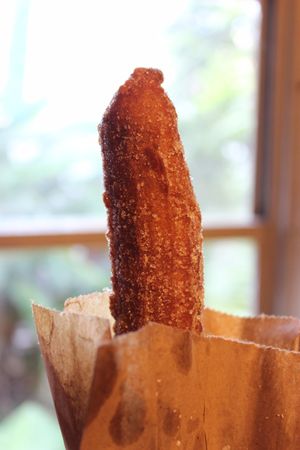 Churro at El Palote Panaderia in Dallas