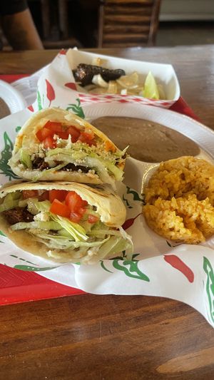 gorditas al pastor  at El Palote Panaderia in Dallas