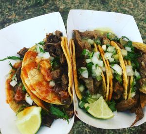 Vegan tacos 😍 at El Palote Panaderia in Dallas