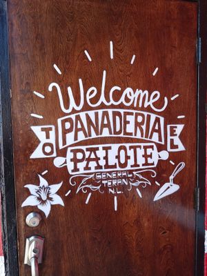 Door at El Palote Panaderia in Dallas