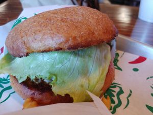 $11.00 Chicken Sandwich comes with fries at El Palote Panaderia in Dallas