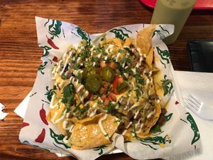Best Nachos!  at El Palote Panaderia in Dallas