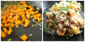 Pumpkin risotto at Quinoa3 in Fuengirola