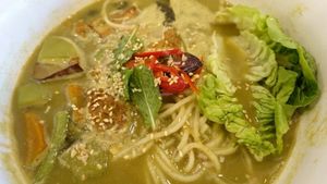 green curry at Yuan Xiang Veggie Kitchen 圆香蔬巧 in Central Singapore