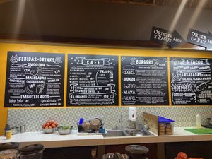 Menu  at Mango y Chile in Bacalar