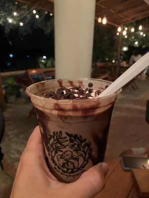 Chocolate milkshake   at Mango y Chile in Bacalar