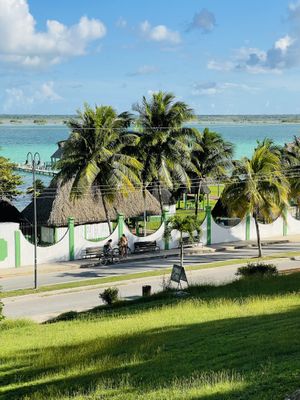 View from outside area  at Mango y Chile in Bacalar