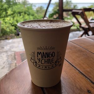 Cúrcuma latte   at Mango y Chile in Bacalar