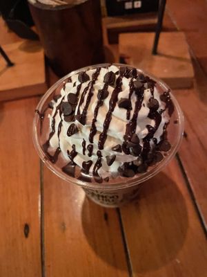 Incredible amazing whipped cream  at Mango y Chile in Bacalar