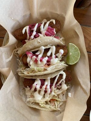 Tofu tacos  at Mango y Chile in Bacalar