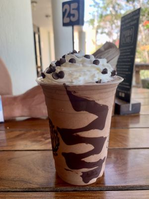 Chocolate milkshake   at Mango y Chile in Bacalar