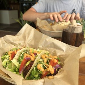 Original tacos  at Mango y Chile in Bacalar