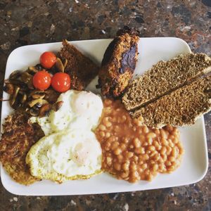 Our vegetarian monster brunch  at The Hidden Veggie Kitchen in Limoges