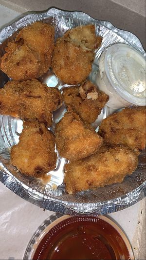 BBQ cauliflower wings and vegan ranch  at That Pizza Place in Levittown