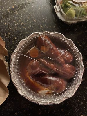 Vegan bbq wings at That Pizza Place in Levittown