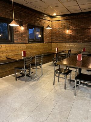 Dining room.  at That Pizza Place in Levittown