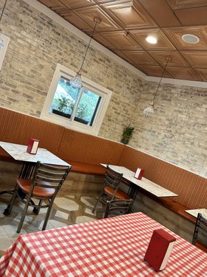 Fancy new interior   at That Pizza Place in Levittown