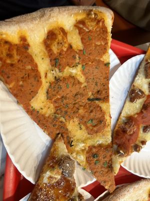 Vegan vodka slice  at That Pizza Place in Levittown