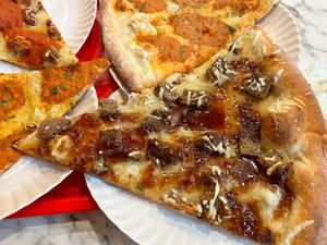 Vegan Jack Daniel’s slice  at That Pizza Place in Levittown