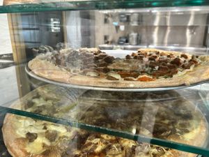 Vegan specialty pie  at That Pizza Place in Levittown