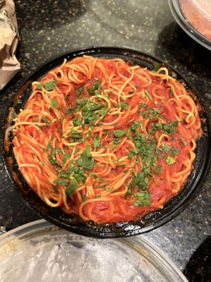 Sauce with angel hair pt2  at That Pizza Place in Levittown